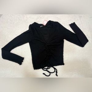 Black Long Sleeve Top
